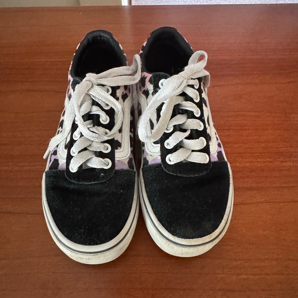 Kids Black and White Sneakers